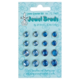 LCR72.1420 Jewel Brads dunkel blau/ hell blau 8x 8mm und 8 x10 m