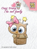 CSO008 NS Clear stamps The Owl family  In the box