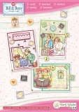 9.0096x MRJ Set Bill & Betty A5 Set fr 3 komplette Karten