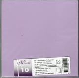 220317 10 Doppelkarten/10 Briefumschlge lila