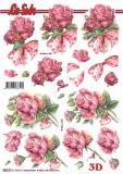 680072 Stanzbogen Rosen II