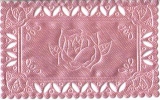 1223 Satindeckchen rosa