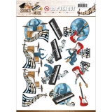 SB10244 AD Stanzbogen Sounds of Music Pop