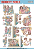 Cd11216 YC Schneidebogen Bubbly Girls - Round the house