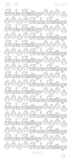 CD3041g Platinium Sticker Frohe Festtage gold