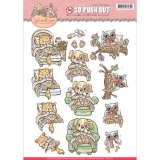 SB10177 YC Stanzbogen Get well Soon ill animals