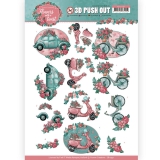 SB10341 YC Stanzbogen Flowers with a Twist - Flower Transport