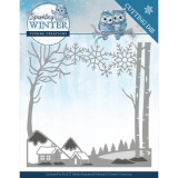 YCD10187 YC Stanzschablone Sparkling Winter - Winter Landscape