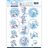 SB10403 YC Stanzbogen Sparkling Winter - Winter Friends