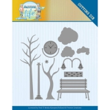 YCD10193 Dies - Yvonne Creations - Active Life - Park Scenery