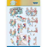 CD11399 3D Knipvel - Yvonne Creations- With Friends