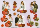 504080 Hochzeitspaar mit Herzen