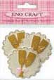 1191 Embellishments for cards & Scrapbooking Sektgl�ser