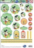 PYR DIS 179 Pyramid Stanzbogen Mickey Mouse