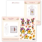 3DCE13021 3D Card Embroidery Pattern Sheet #21 with Ann & Laura
