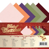 PM-A5-10026 Linen Cardstock Pack - A5 - Precious Marieke - Touch of Christmas