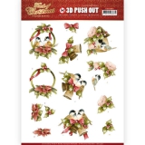 SB10460 3D Stanzbogen - Precious Marieke - Touch of Christmas - Birds