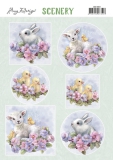 CDS10021 Stanzbogen AD Spring Animals