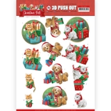 SB10462 AD Stanzbogen Christmas Pets - Presents
