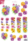 6010-0022 Schneidebogen Bunte Blumen
