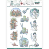 SB10502 YC Stanzbogen Winter Time Ski