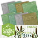CHSTS010 Creative Hobbydots 10 - Sticker Set Friendly Frog