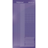 STDM019 Hobby Dots Sticker Mirror Purple