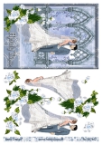 067462 Hochzeitspaar, f�r Karte in A5