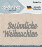 CDECD0011 Stanzschablone Besinnliche Weihnachten