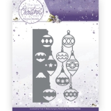 PM10209 Stanzschablone - Precious Marieke - The Best Christmas Ever - Christmas Baubles Border