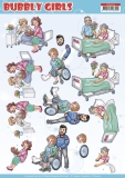 CD11703 YC Schneidebogen Bubbly Girls Get Well