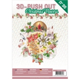 3D Push Out Buch 30 Christmas Flowers