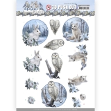 SB10599 AD Stanzbogen Awesome Winter - Winter Animals