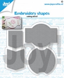 6002-1432 Joycrafts Embroidery Shapes Schneideschablone