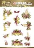 SB10663 PM Stanzbogen Golden Christmas Christmas Bells