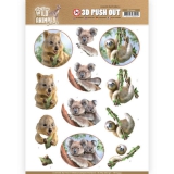 SB10444 AD Stanzbogen Wild Animals Outback Koalas