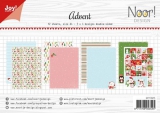 6011-0673 JoyCrafts Papierset Noor Design Advent