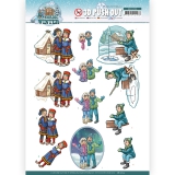 SB10704 YC Stanzbogen Nordic Winter Eisfischen