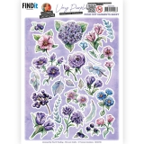 SB10726 YC Stanzbogen Very Purple Small Elements B