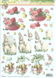 STAPSL312 Schneidebogen Ostern Vintage