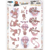 CD11904 YC Schneidebogen Hello World Spielener Hase