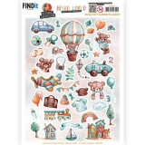 SB10728 YC Stanzbogen Hello World Elements A