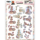 CD11957 YC Schneidebogen Wedding Time Hochzeitskuchen