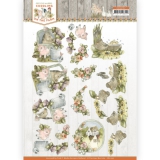 CD11757 PM Schneidebogen Cuddling on the Farm Ente