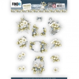 SB10763 PM Stanzbogen Christmas Blues Blue Star