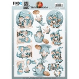 CD12099 YC Schneidebogen Winter Gnomes Kuchen