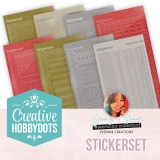 CHSTS045 Stickerset zu Creative Hobby Dots Heft 45 Jung im Herzen