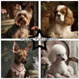 PF282 Papierpack Shabby Dogs