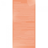 STDMLCK Hobby-Dots Sticker Mirror Salmon