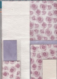 25086947 Papierset creme/lila